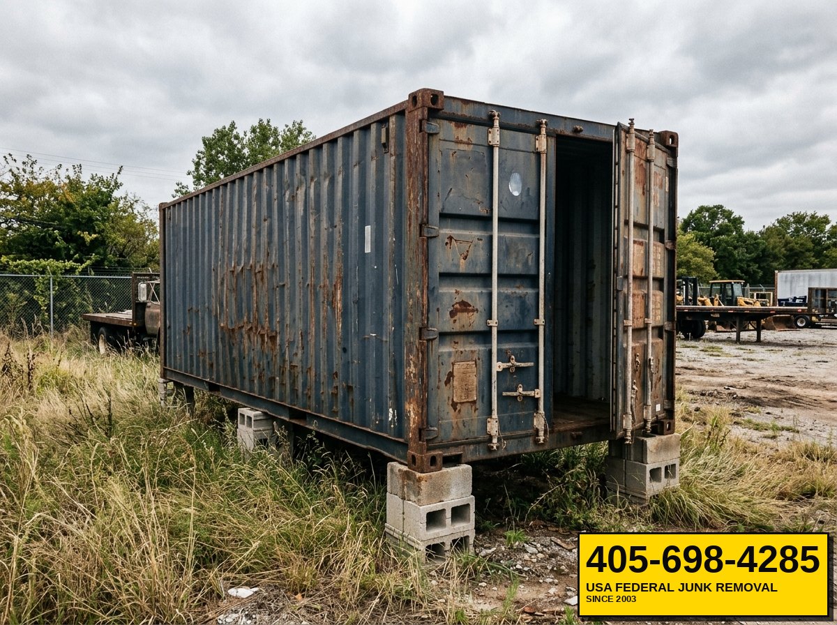 SHIPPING CONTAINER cash offer in Ogden, UT — call 405-698-4285