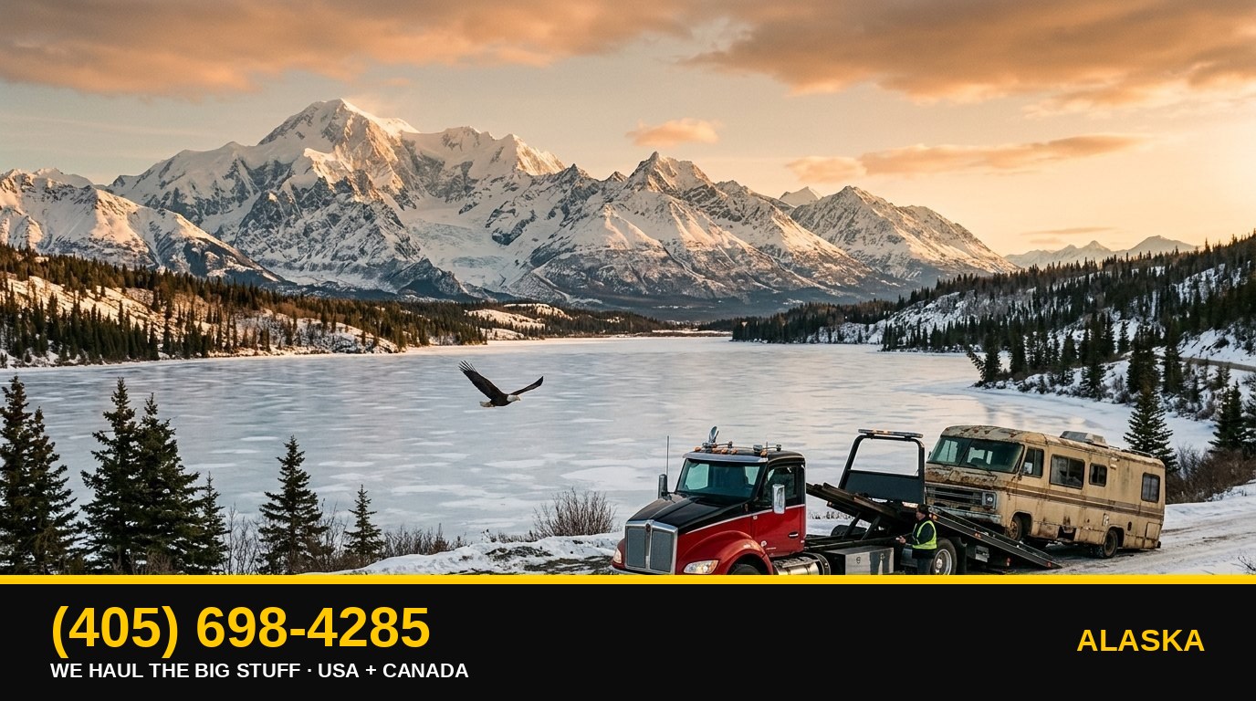 Alaska junk RV & big-asset removal — call 405-698-4285