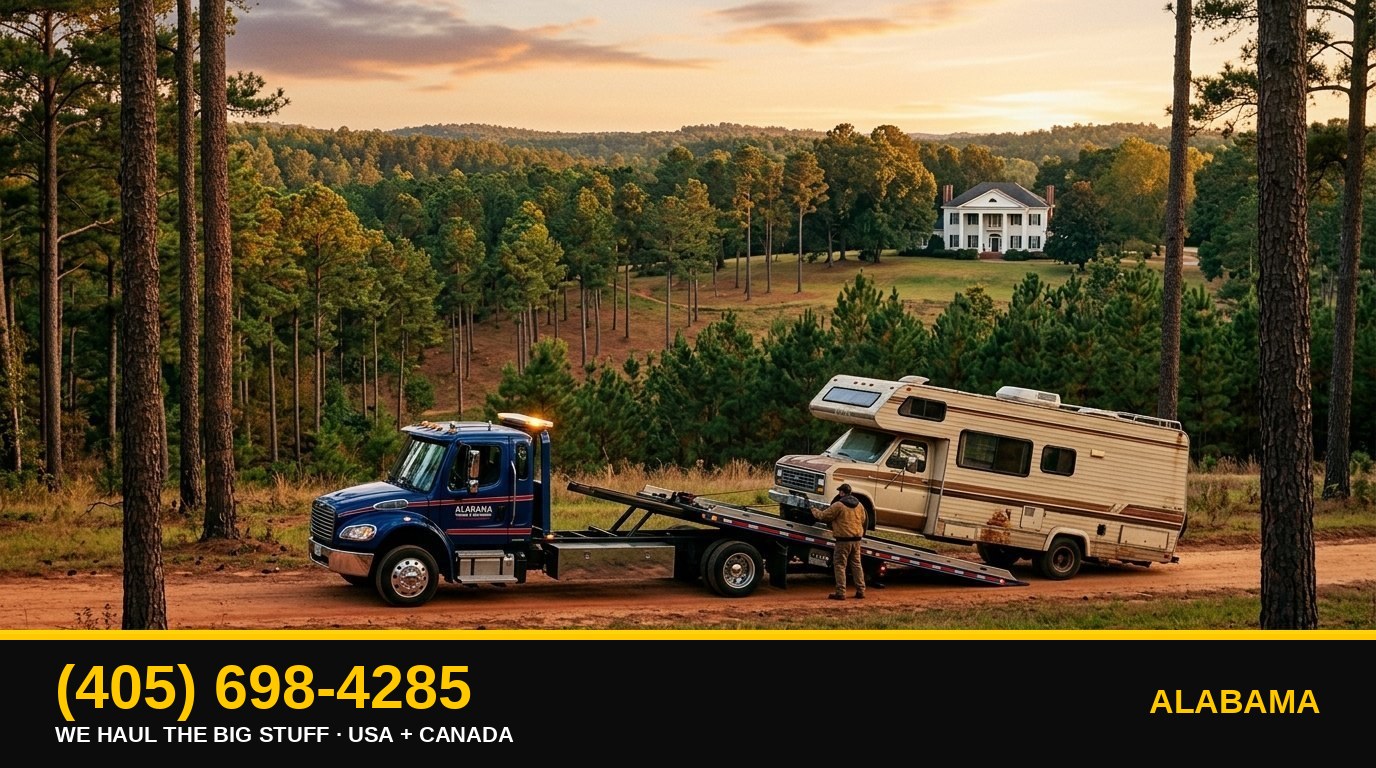 Alabama junk RV, motorhome, boat & big-asset removal β call 405-698-4285