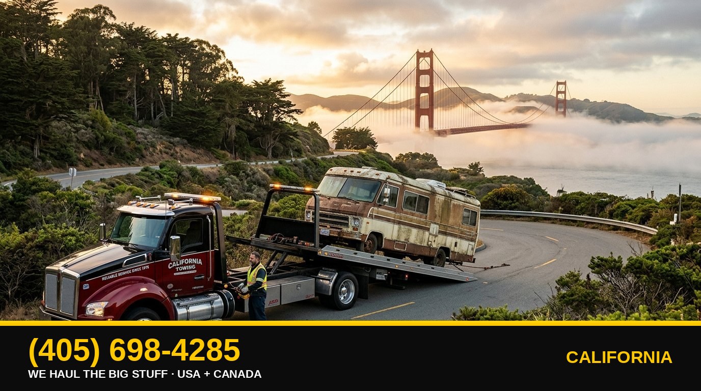 California junk RV & big-asset removal — call 405-698-4285