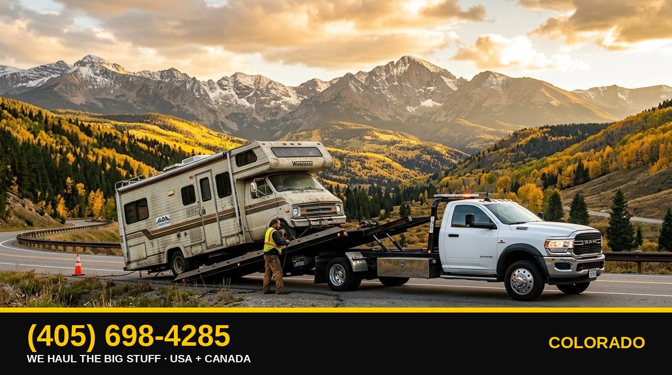 Colorado junk RV & big-asset removal — call 405-698-4285