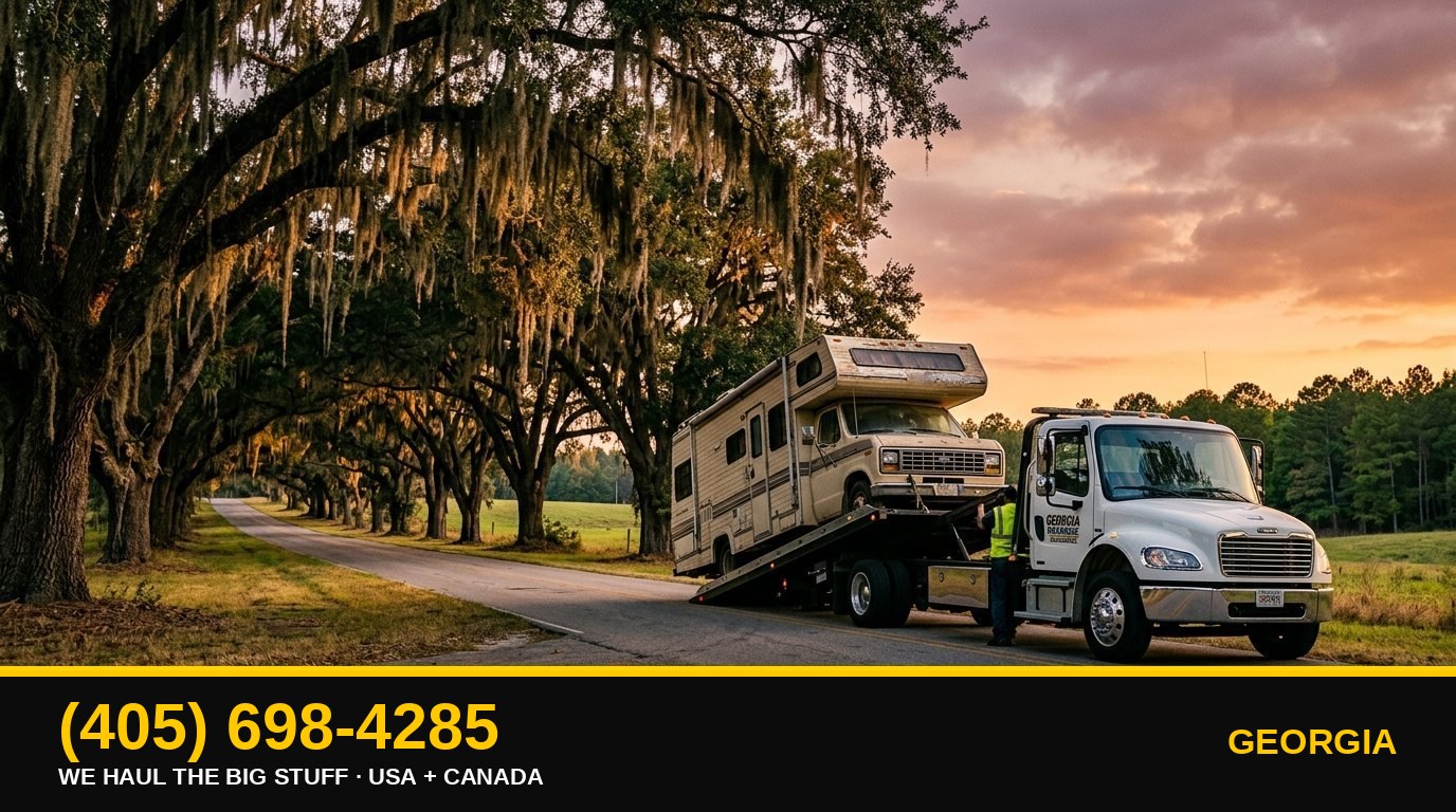 Georgia junk RV & big-asset removal — call 405-698-4285