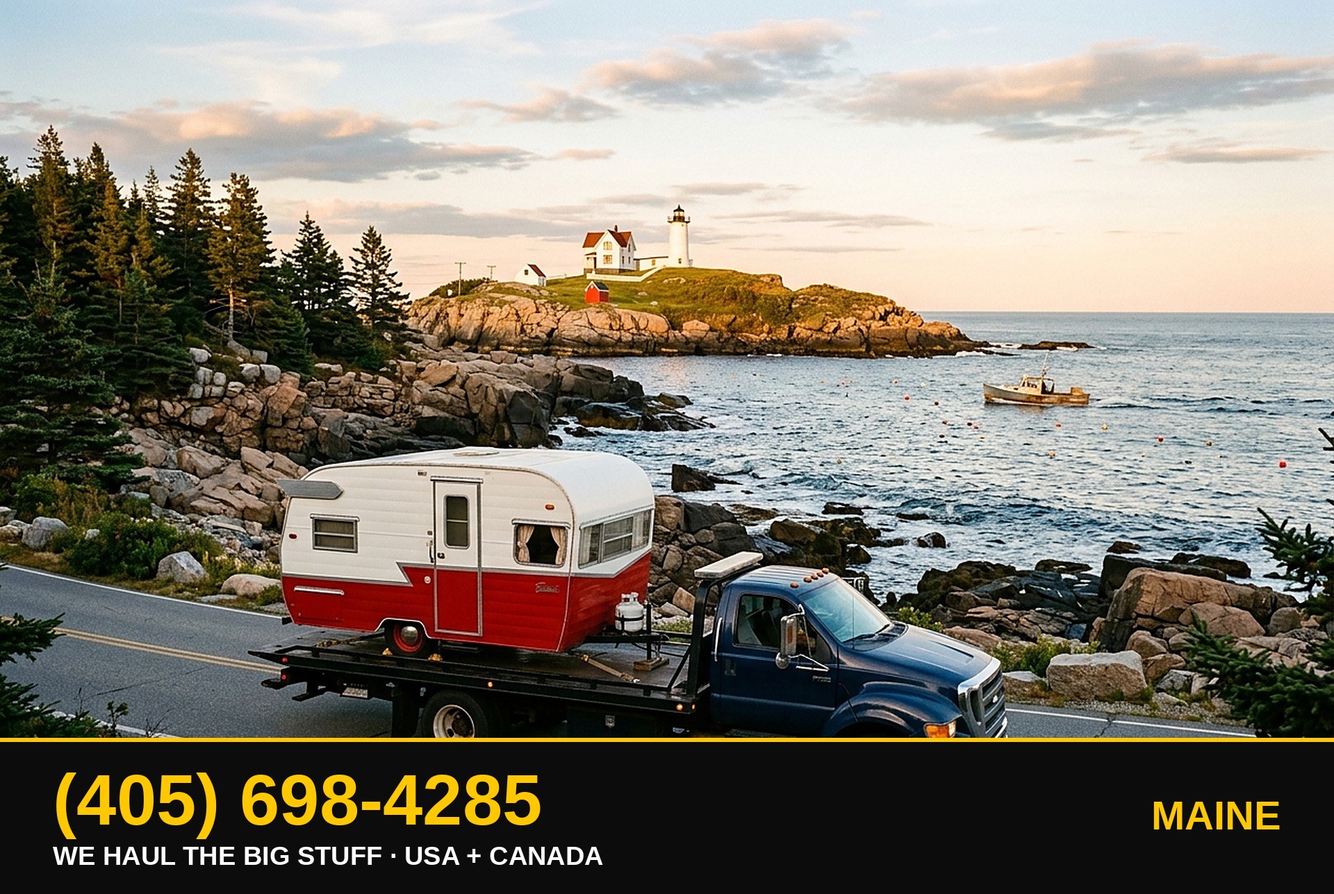 Maine junk RV, motorhome, boat & big-asset removal β call 405-698-4285