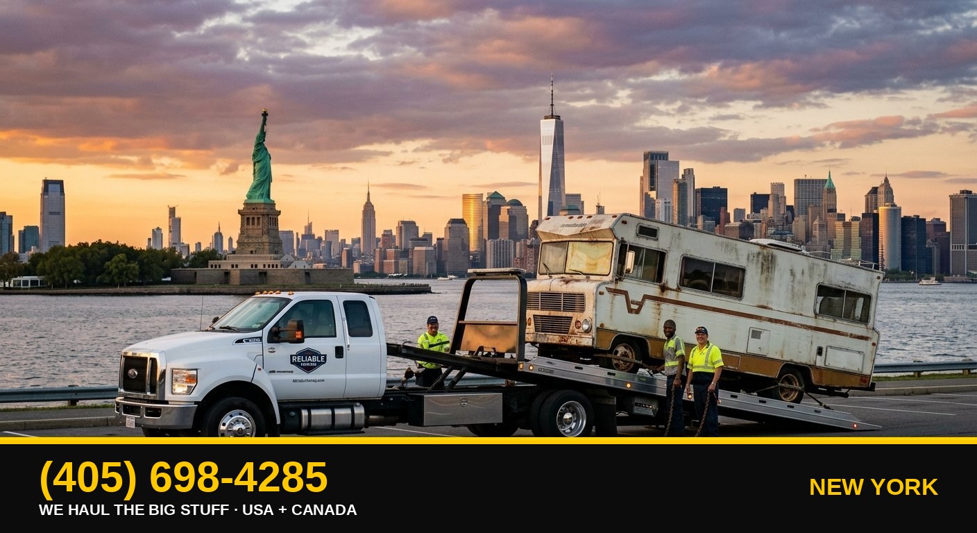 New York junk RV & big-asset removal — call 405-698-4285