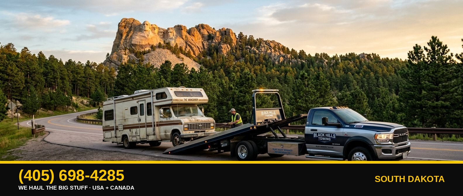South Dakota junk RV & big-asset removal — call 405-698-4285