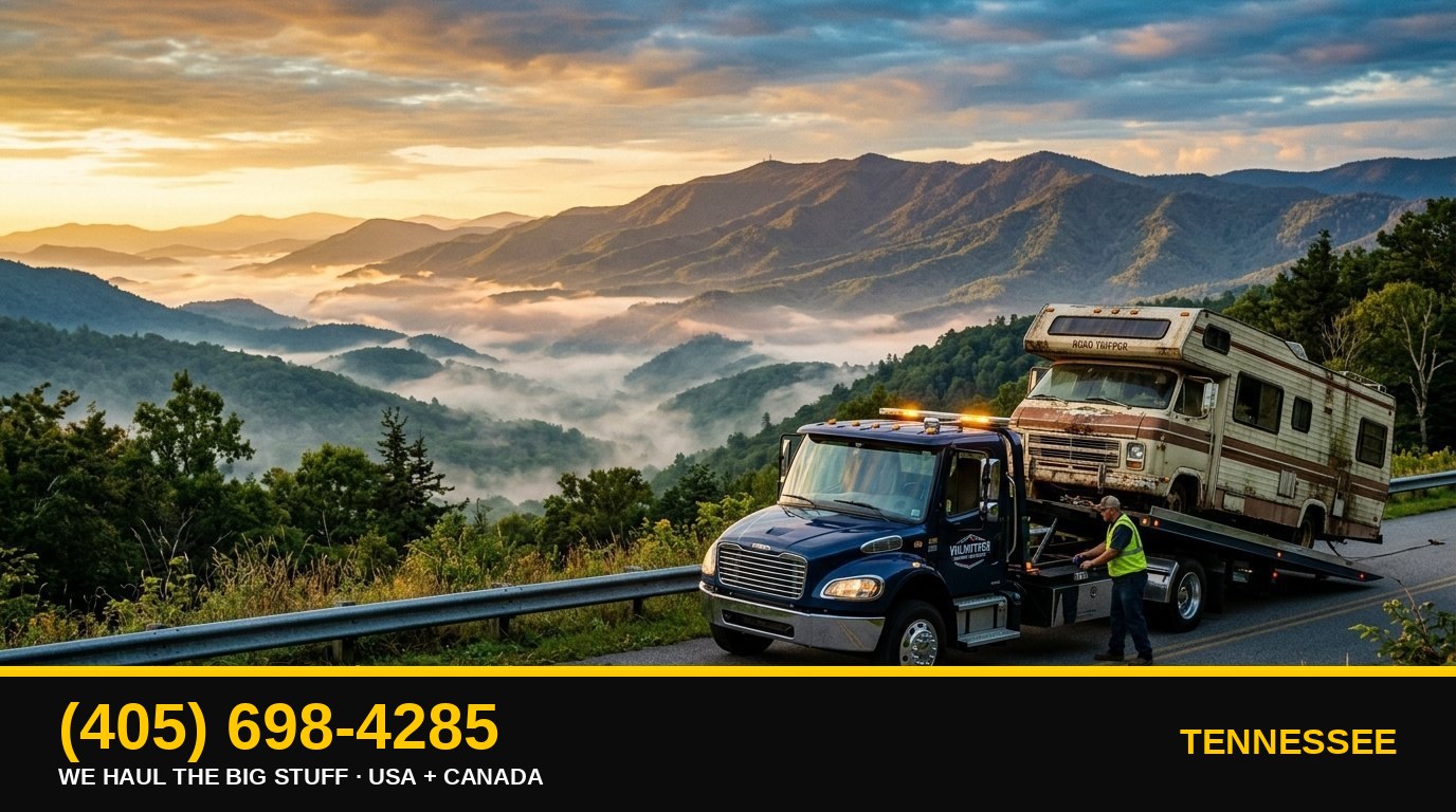 Tennessee junk RV, motorhome, boat & big-asset removal β call 405-698-4285
