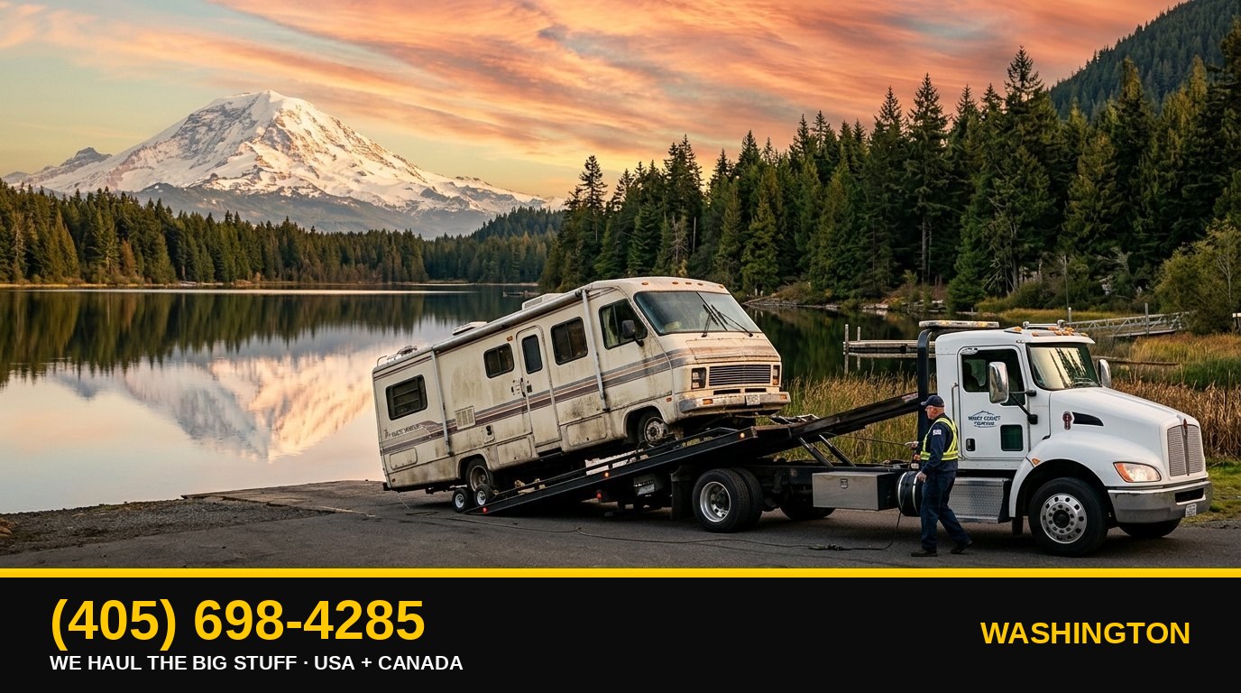 Washington junk RV & big-asset removal — call 405-698-4285